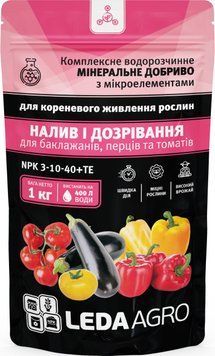 Удобрение Налив и Созревание (пасленовые), NPK 3-10-40+ТЕ, 1 кг 89777 фото