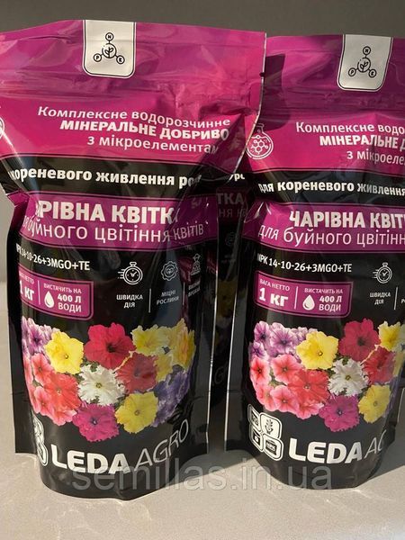 Удобрение Волшебный Цветок, NPK 14-10-26+ТЕ, 1 кг 89780 фото