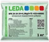 Добриво, NPK 20-20-20 +0,5MgO+TE+GS+AMINO, 1 кг 89934 фото