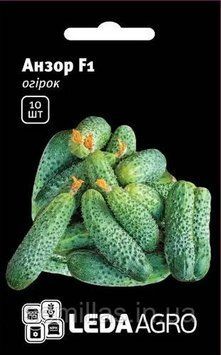 Семена огурца Анзор F1 (Ansor F1) 10 шт., партенокарпического, ТМ "Леда Агро" 89454 фото