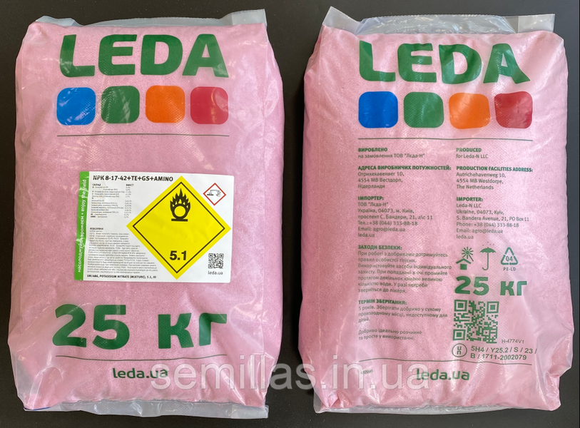 Добриво, NPK 8-17-42 +TE+GS+AMINO, 25 кг 89940 фото