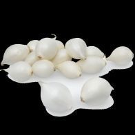 Лук севок Сноу Бол, 1 кг, белая средняя, (TOP Onion Sets) 89843 фото