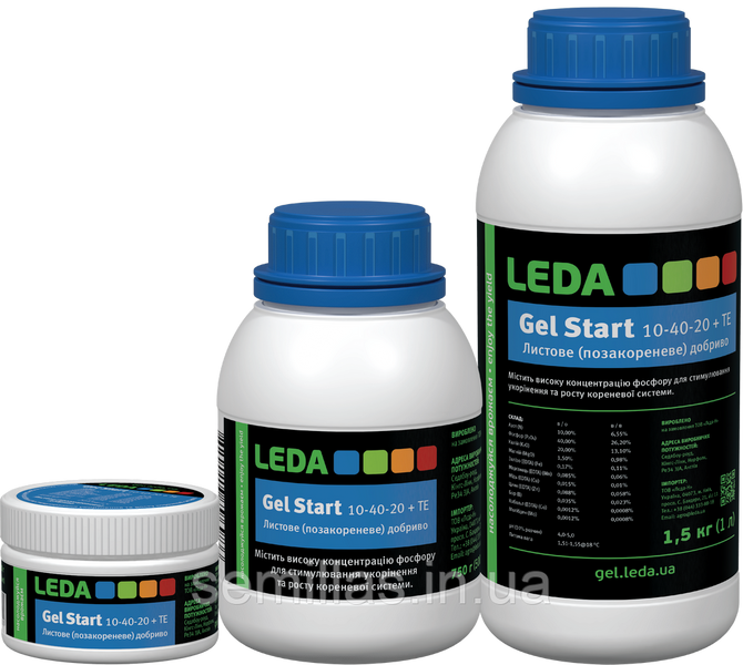 Добриво Gel Start (Старт) 10-40-20 +ТЕ, 1 л 90043 фото